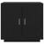 Bufet Negru 80 x 40 x 75 cm Lemn compozit GartenMobel Dekor