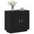 Bufet Negru 80 x 40 x 75 cm Lemn compozit GartenMobel Dekor