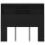 Tablă de pat cu sertar cu raft Stejar Negru 120 x 19 x 103.5 cm GartenMobel Dekor