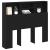 Tablă de pat cu sertar cu raft Stejar Negru 120 x 19 x 103.5 cm GartenMobel Dekor
