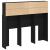 Tablă de pat cu sertar cu raft Stejar Negru 120 x 19 x 103.5 cm GartenMobel Dekor