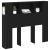 Tablă de pat cu sertar Stejar negru 120 x 19 x 104,5 cm GartenMobel Dekor