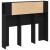 Tablă de pat cu sertar Stejar negru 120 x 19 x 104,5 cm GartenMobel Dekor