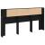 Tablă de pat cu sertar Stejar negru 200 x 18,5 x 104,5 cm GartenMobel Dekor