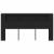 Tablă de pat cu sertar Stejar negru 200 x 18,5 x 104,5 cm GartenMobel Dekor