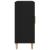 Bufet Negru 90 x 34 x 80 cm Lemn compozit GartenMobel Dekor