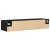 Dulap de perete Stejar negru 102 x 30 x 20 cm Lemn compozit GartenMobel Dekor