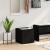 Cutie pentru Vaze Stejar negru 40 x 40 x 40 cm Lemn compozit GartenMobel Dekor