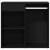 Dulap Cosmetic Stejar negru 80 x 40 x 75 cm Lemn compozit GartenMobel Dekor