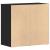 Dulap Cosmetic Stejar negru 80 x 40 x 75 cm Lemn compozit GartenMobel Dekor