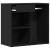 Dulap Cosmetic Stejar negru 80 x 40 x 75 cm Lemn compozit GartenMobel Dekor