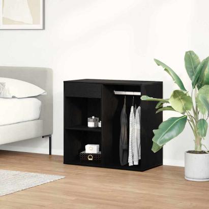 Dulap Cosmetic Stejar negru 80 x 40 x 75 cm Lemn compozit GartenMobel Dekor