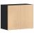 Dulap Cosmetic Stejar negru 80 x 40 x 65 cm Lemn compozit GartenMobel Dekor