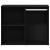 Dulap Cosmetic Stejar negru 80 x 40 x 65 cm Lemn compozit GartenMobel Dekor