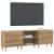 Dulap TV stejar artizanal 150 x 30 x 50 cm Lemn compozit GartenMobel Dekor