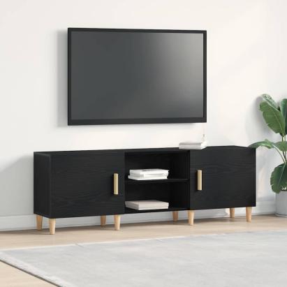 Dulap TV Stejar negru 150 x 30 x 50 cm Lemn compozit GartenMobel Dekor