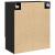 Dulap de perete Stejar negru 60 x 30 x 70 cm Lemn compozit GartenMobel Dekor