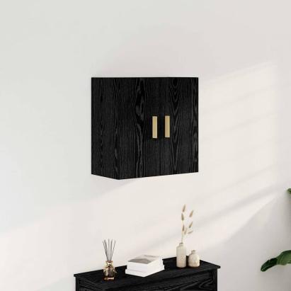 Dulap de perete Stejar negru 60 x 30 x 60 cm Lemn compozit GartenMobel Dekor