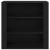 Dulap de perete Stejar negru 80 x 33 x 80 cm Lemn compozit GartenMobel Dekor