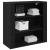 Dulap de perete Stejar negru 80 x 33 x 80 cm Lemn compozit GartenMobel Dekor