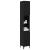 Dulap de Baie Stejar negru 30 x 30 x 190 cm Lemn compozit GartenMobel Dekor