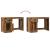 Birou cu sertar Lemn vechi 50 x 115 x 75 cm Lemn compozit GartenMobel Dekor