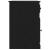 Birou cu sertar Stejar negru 50 x 115 x 75 cm Lemn compozit GartenMobel Dekor