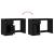 Birou cu sertar Stejar negru 50 x 115 x 75 cm Lemn compozit GartenMobel Dekor