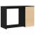 Birou cu sertar Stejar negru 50 x 115 x 75 cm Lemn compozit GartenMobel Dekor