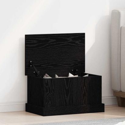 Cutie de depozitare Stejar negru 50 x 30 x 28 cm Lemn compozit GartenMobel Dekor