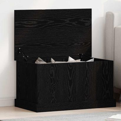 Cutie de depozitare Stejar negru 70 x 40 x 28 cm Lemn compozit GartenMobel Dekor