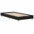 Cadru de pat Stejar negru 90 x 200 cm Lemn compozit GartenMobel Dekor