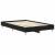 Cadru de pat Stejar negru 135 x 190 cm Lemn compozit GartenMobel Dekor