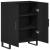 Bufet Stejar negru 69.5 x 34 x 90 cm Lemn compozit GartenMobel Dekor