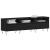 Cabinet TV Stejar negru 150 x 30 x 44.5 cm Lemn compozit GartenMobel Dekor