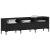 Cabinet TV Stejar negru 150 x 30 x 44.5 cm Lemn compozit GartenMobel Dekor