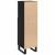 Dulap de Baie Stejar negru 30 x 30 x 100 cm Lemn compozit GartenMobel Dekor