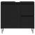 Dulap de Chiuvetă Stejar Negru 65 x 33 x 60 cm Lemn compozit GartenMobel Dekor