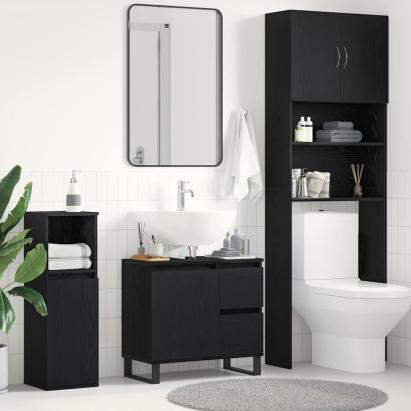 Dulap pentru chiuvetă cu sertar Stejar Negru 65 x 33 x 60 cm GartenMobel Dekor