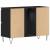 Cabinet pentru chiuvetă cu sertar Stejar Negru 80 x 33 x 60 cm GartenMobel Dekor