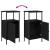 Dulap de noapte Stejar negru 41 x 31 x 80 cm Lemn compozit GartenMobel Dekor