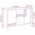 Cabinet TV Stejar negru 101 x 35 x 65 cm Lemn compozit GartenMobel Dekor