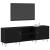 Cabinet TV Stejar negru 150 x 30 x 50 cm Lemn compozit GartenMobel Dekor