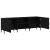 Cabinet TV Stejar negru 150 x 30 x 50 cm Lemn compozit GartenMobel Dekor
