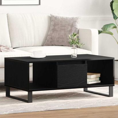 Masă de Cafea Stejar negru 90 x 50 x 36.5 cm Lemn compozit GartenMobel Dekor