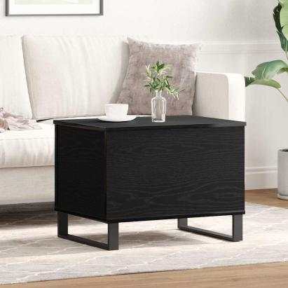 Masă de Cafea Stejar negru 60 x 44.5 x 45 cm Lemn compozit GartenMobel Dekor