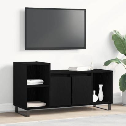 Cabinet TV Stejar negru 100 x 35 x 55 cm Lemn compozit GartenMobel Dekor
