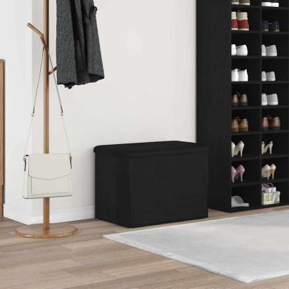 Bancă de depozitare Stejar negru 62 x 42 x 45 cm Lemn compozit GartenMobel Dekor