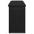 Bancă pentru pantofi Negru 100 x 30 x 48 cm Lemn compozit GartenMobel Dekor