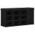 Bancă pentru pantofi Negru 100 x 30 x 48 cm Lemn compozit GartenMobel Dekor